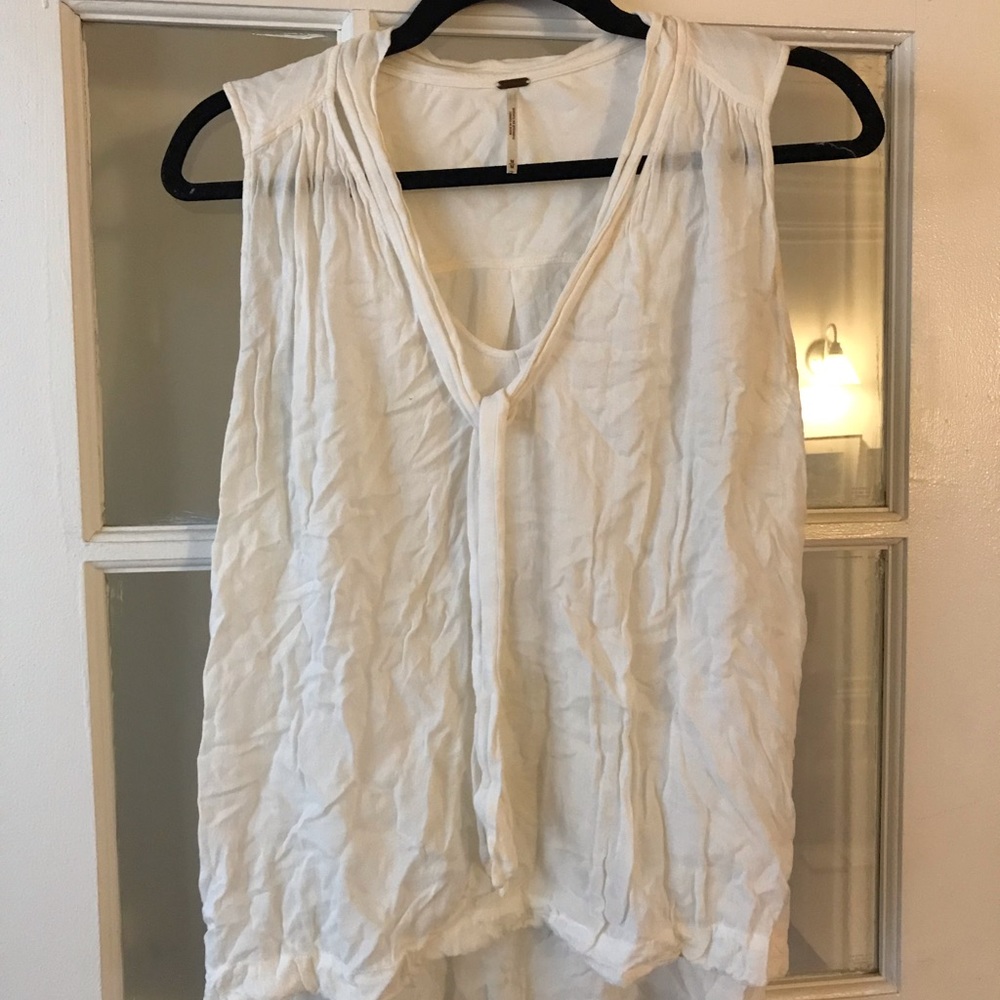 Free People White Tank